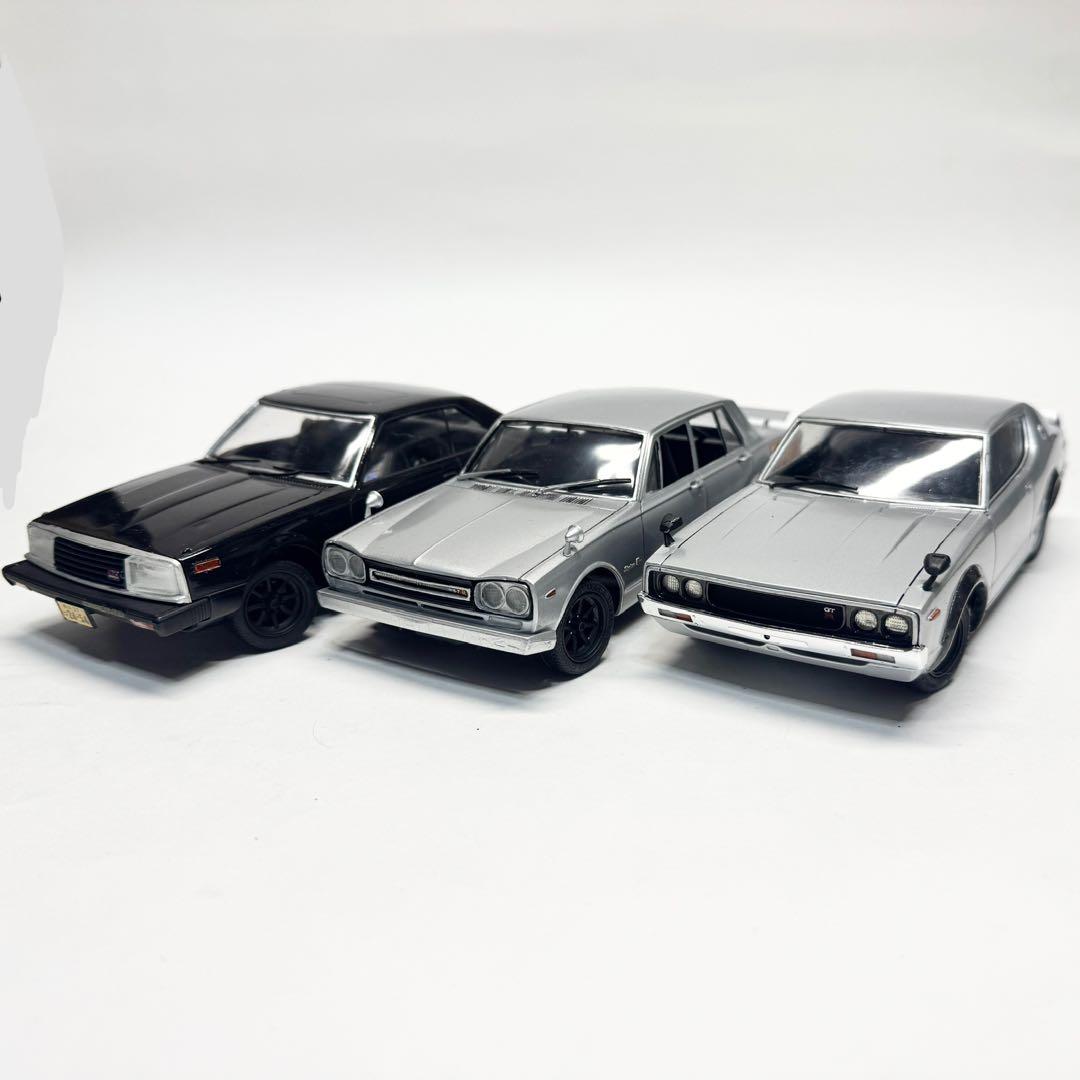 アオシマ フジミ 1/24 スカイライン 3世代 完成品