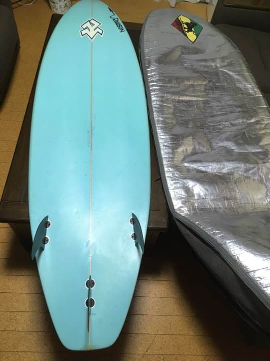 【引取限定】ロックダンス サーフボード 中古品 ケース付