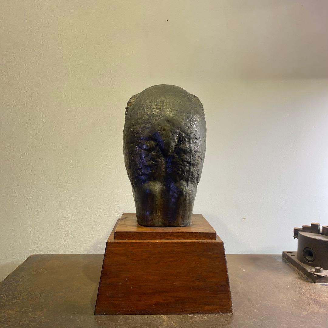 詳細不明の羊の銅像 アンティーク