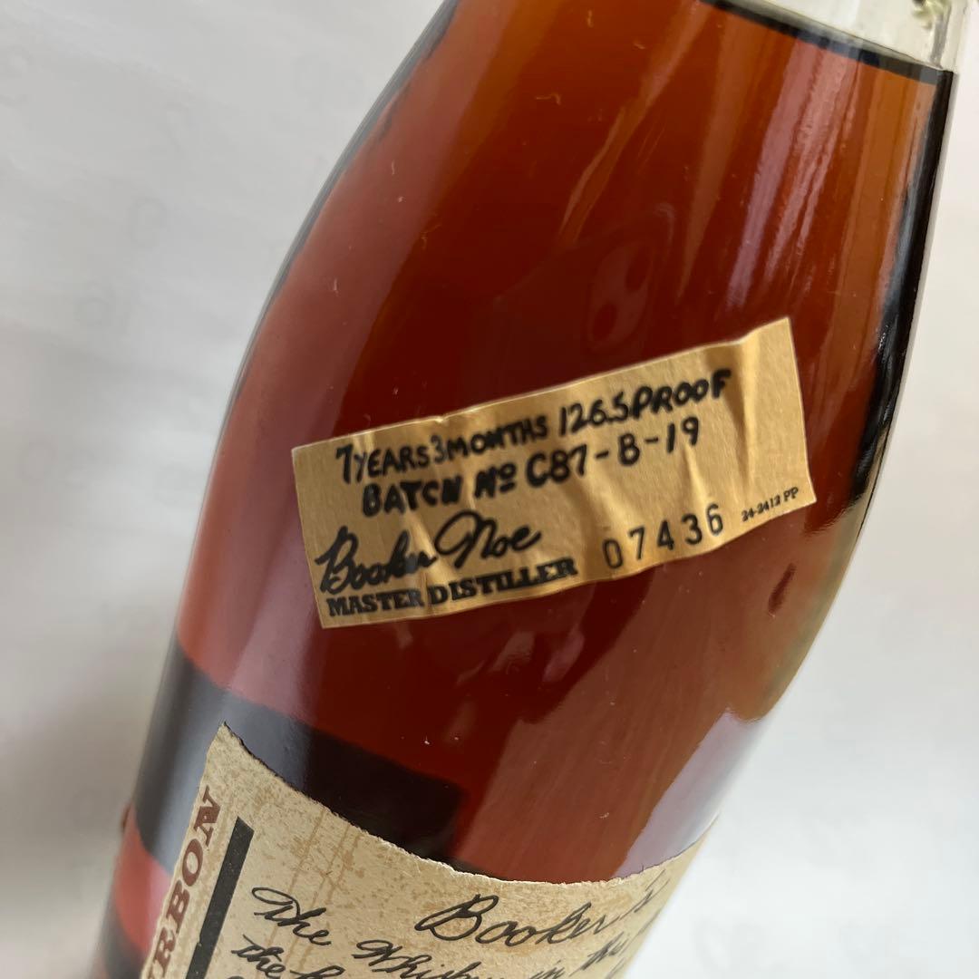 【週末値下】未開栓　古酒　Booker's Bourbon 1987年　年代物