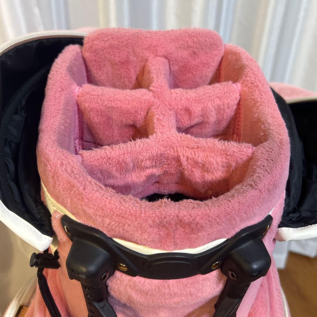 ムータマリンゴルフ　エコファー　キャディバッグ　ピンク