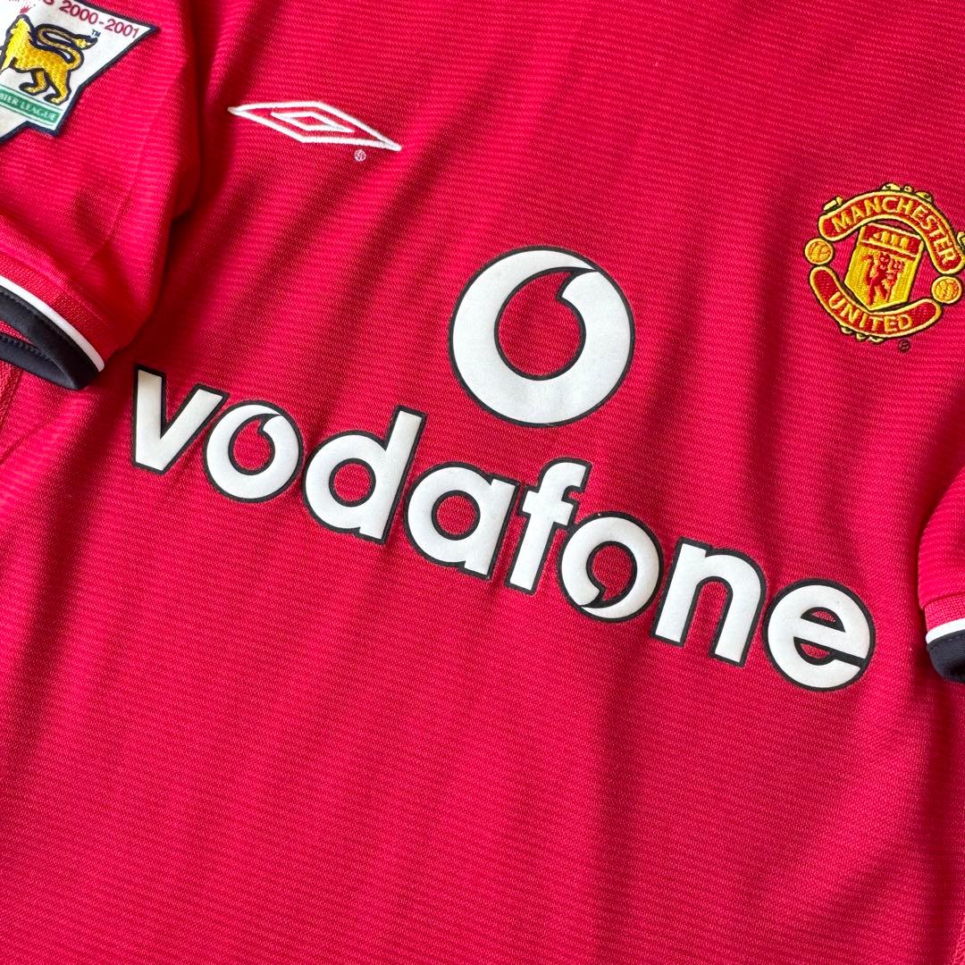 【プレミア優勝パッチ付き】D・ベッカム ＃７ マンチェスター・U ００／０１