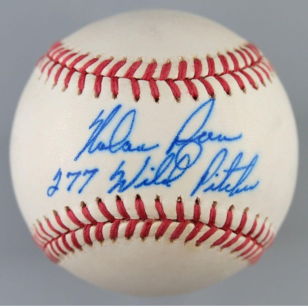 ノーラン・ライアン 「277WildPitches」直筆サインボール/大谷翔平