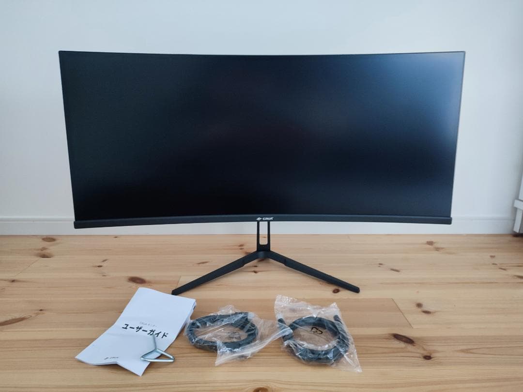 CRUA 34インチ 湾曲モニター UWQHD 3440×1440P 120Hz
