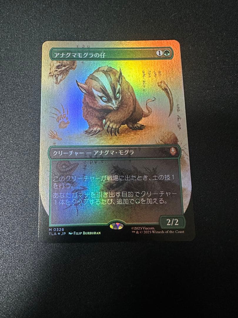 アナグマモグラの仔 ボーダーレスfoil 日本語版