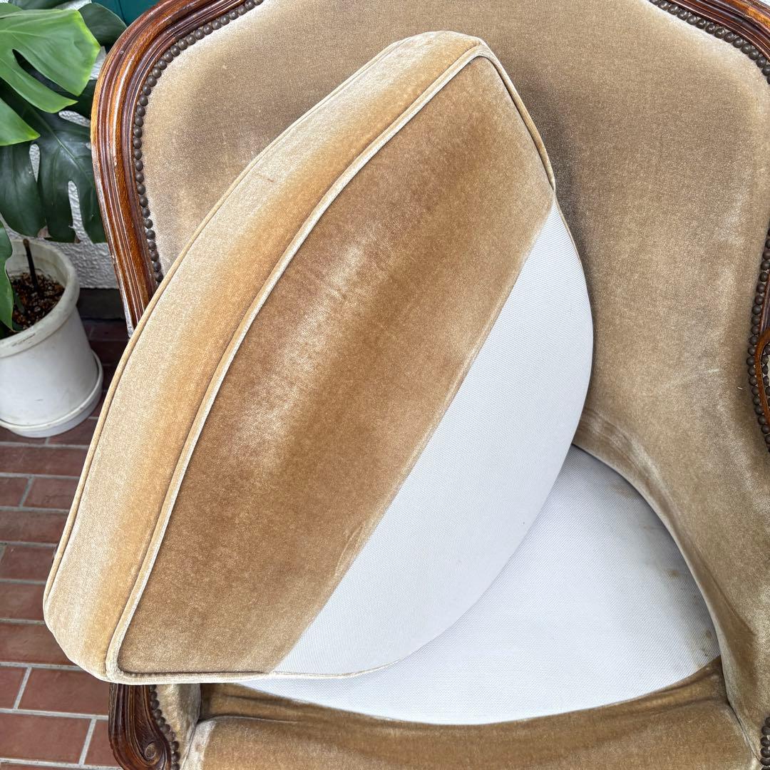 【アンティーク】ソファ イギリス フランス サロンチェア 椅子 ビィンテージ