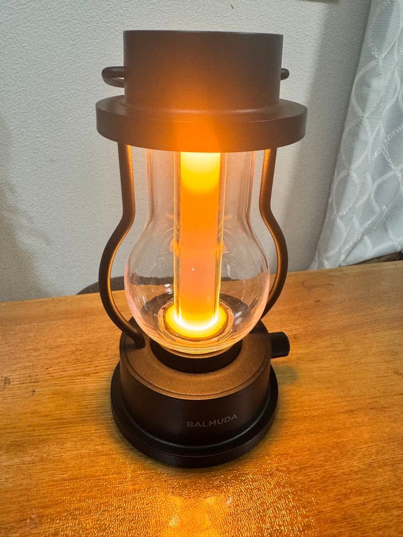【美品】BALMUDA 充電式 ブラック ランタン