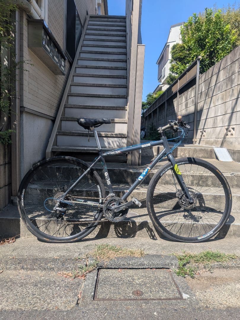 GIOS MISTRAL ディスクブレーキ カスタム 引き取り限定