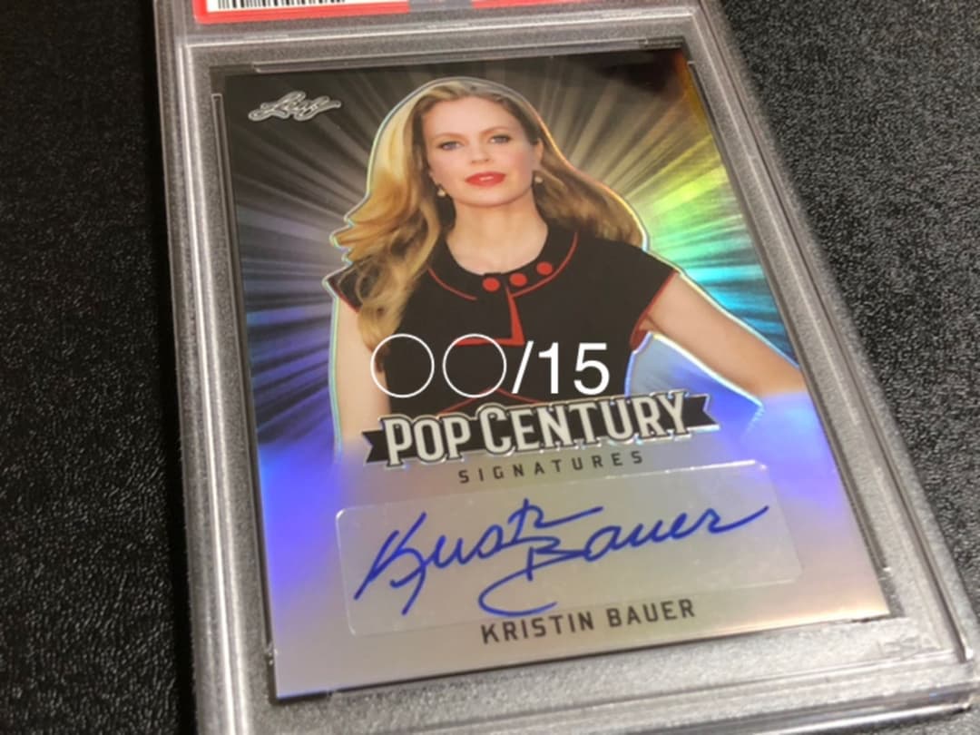 【値下げ】PSA9 Kristin Bauer 直筆サイン世界に1枚（15シリ）