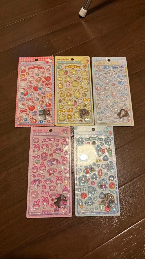 正規品！！ ボンボンドロップシール第二弾サンリオ5枚セット
