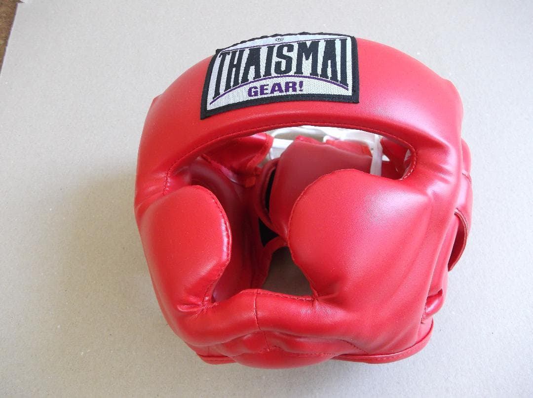 THAISMAI　ヘッドギア レッド　ヘッドガード　Sサイズ　キックボクシング