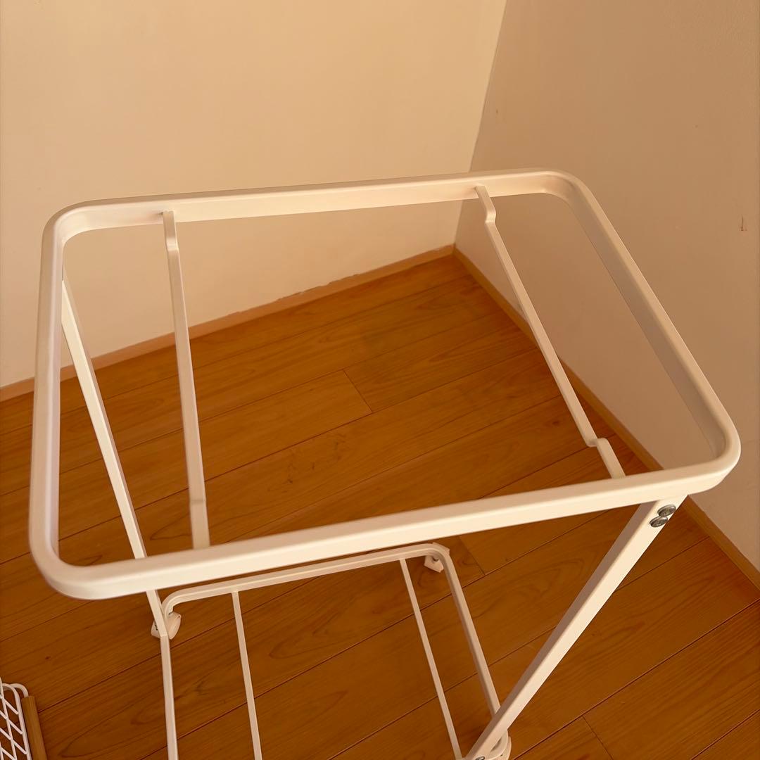 【kurage】山崎実業 tower ランドリーワゴン バスケット