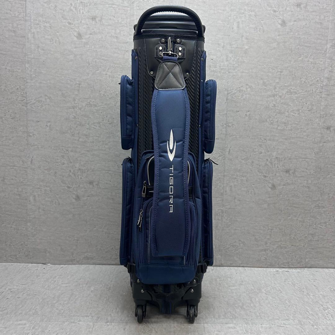 限定品　TIGORA HELIX ゴルフ　キャディバッグ　四輪キャスター付き