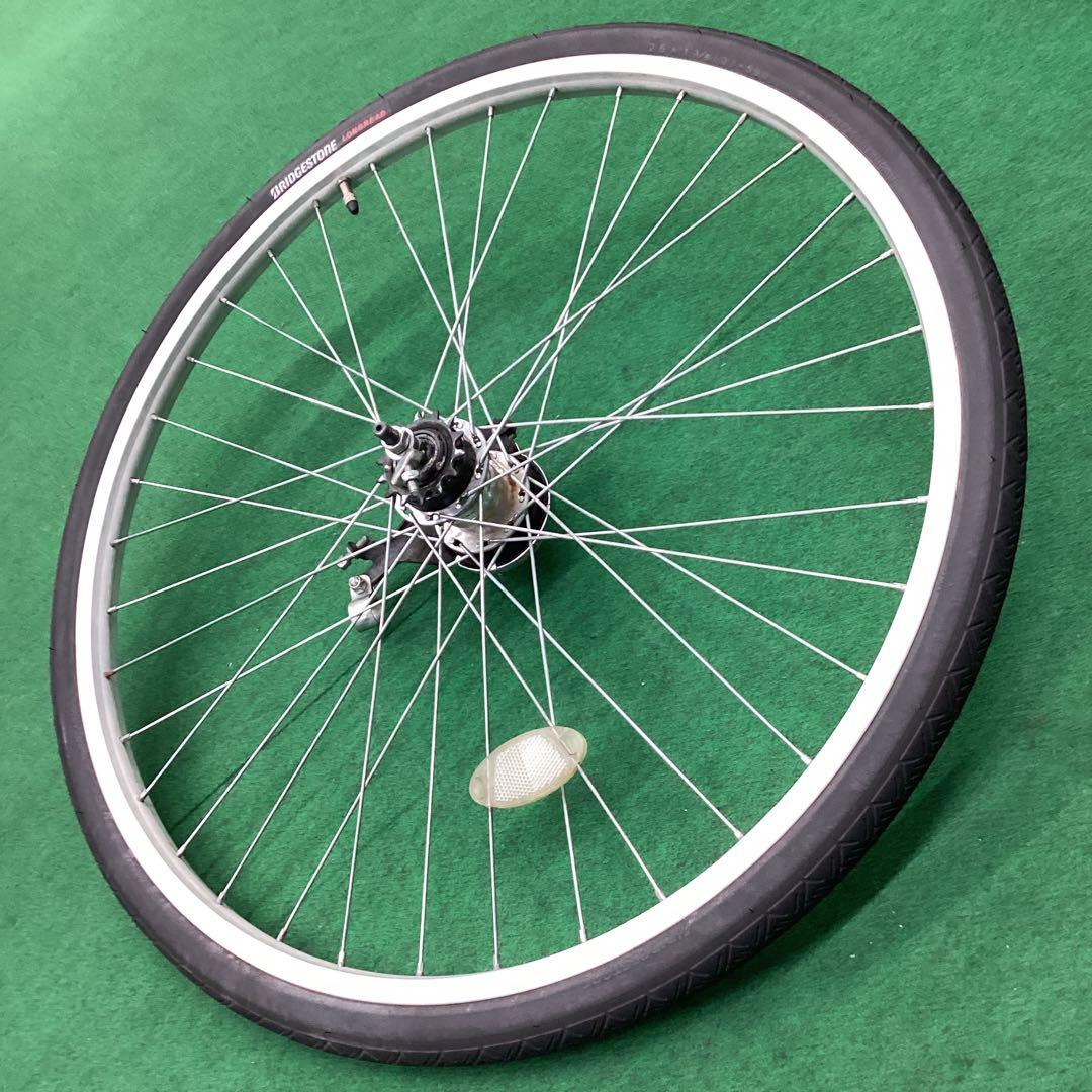 アルミリム　後輪 26x1-3/8 タイヤ付　内装3段　26インチ　リア