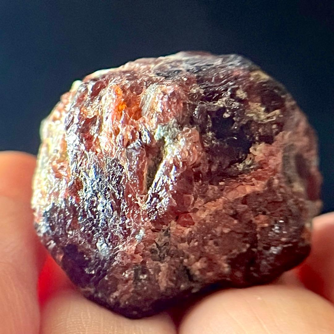 巨大 レッド ガーネット 163.65ct 原石 鉱物 天然石 パワーストーン