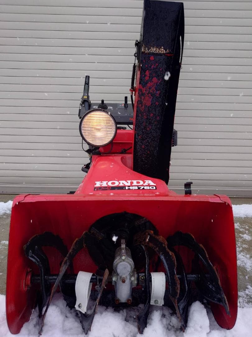 富山発　ホンダ除雪機　HS760　足踏み式　②