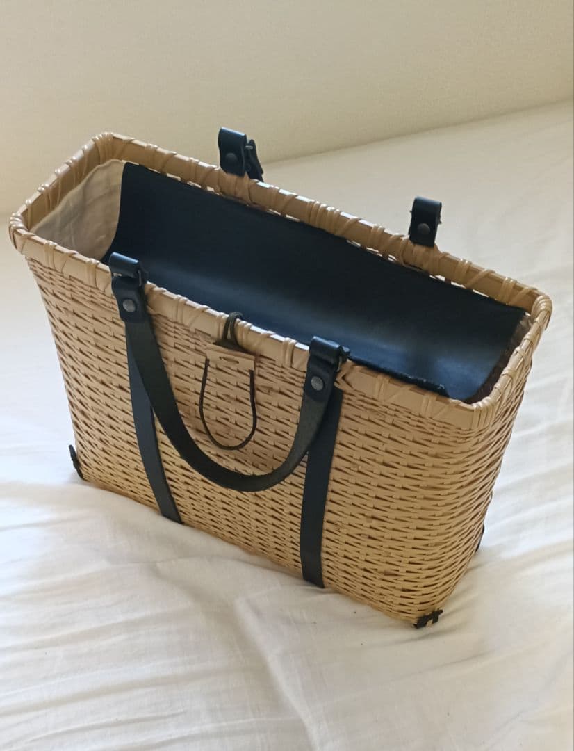 【有製咲処】竹かごバッグ bamluxe（superior）