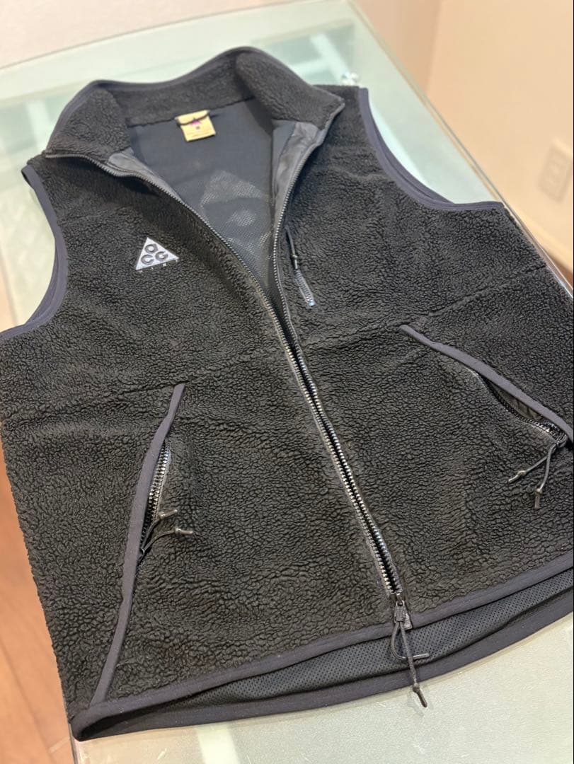 最終価格希少NIKE ACG フリースベスト ブラック Lサイズ