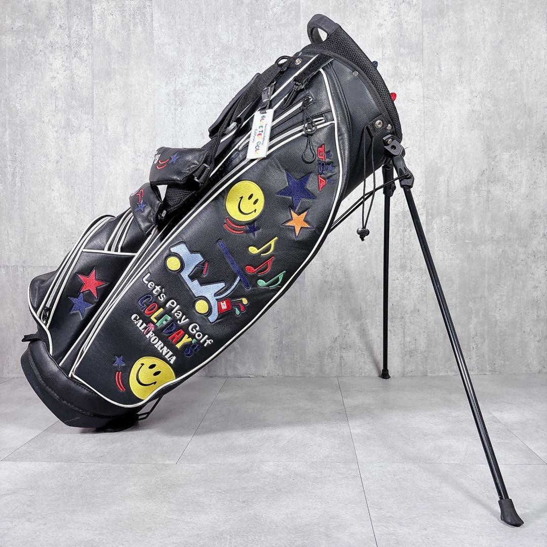 V585 BLUE TEE ゴルフ スタンド式 キャディバッグ スマイル
