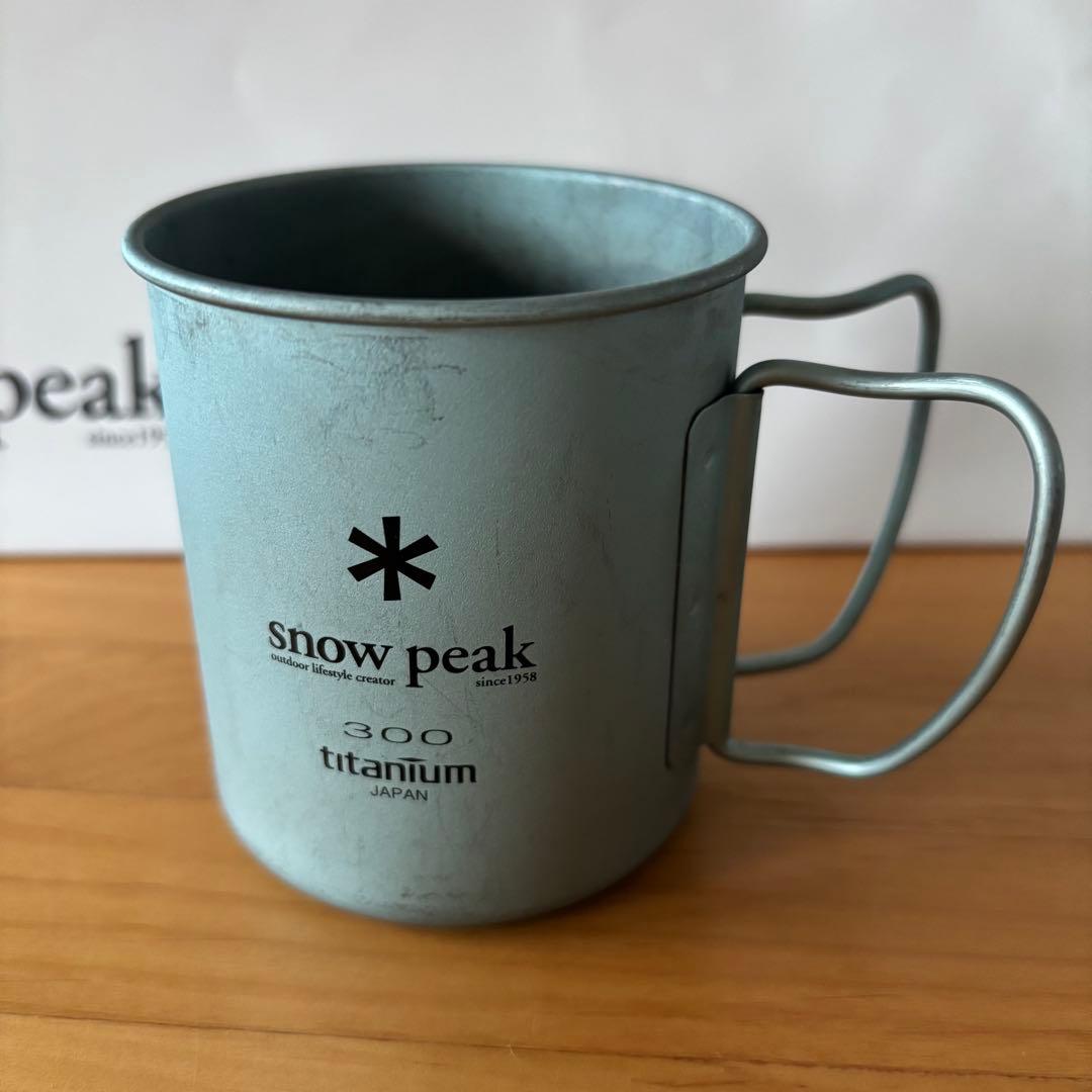 スノーピーク　 peak 限定チタン　マグ　非売品　2ヶ　空色