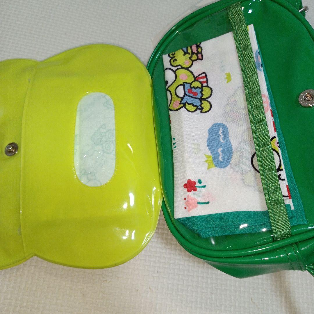 サンリオ　けろけろけろっぴ　ポシェット　ハンカチ　ポケットティシュー　レトロ