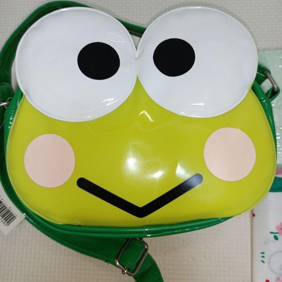 サンリオ　けろけろけろっぴ　ポシェット　ハンカチ　ポケットティシュー　レトロ