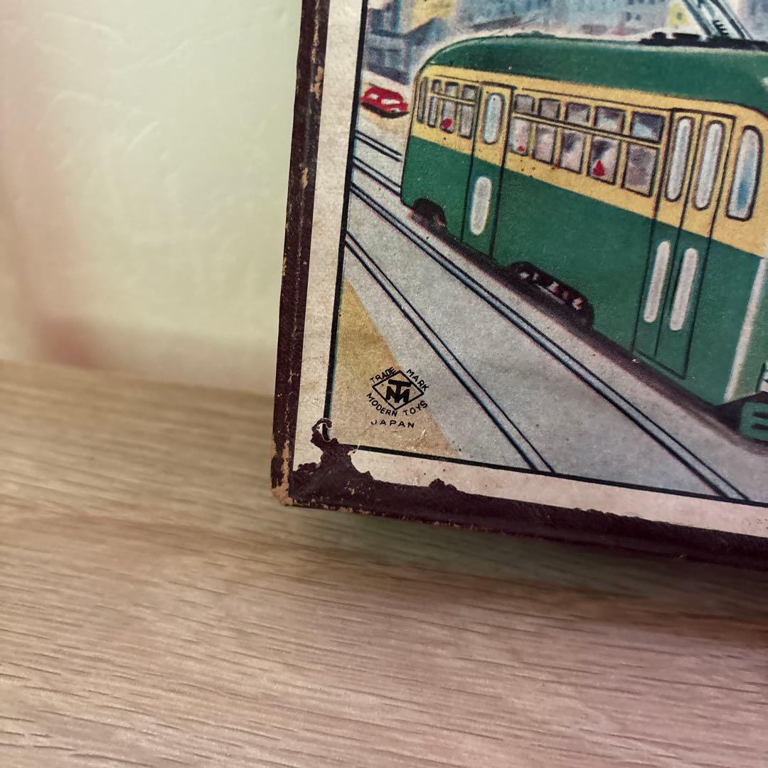 ブリキ　ロータリー電車　蒸気機関車　2点　昭和レトロ　アンティーク 日本製