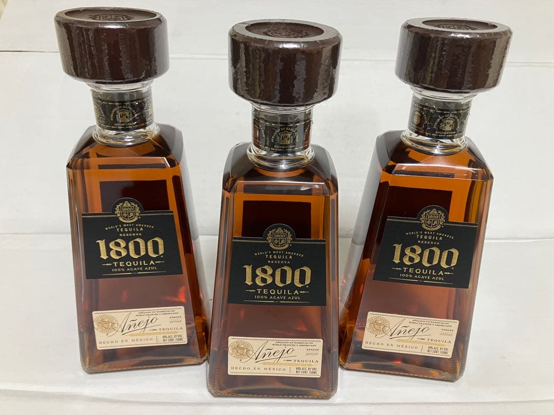 3本セット【☆アサヒ】1800 アネホ テキーラ 750ml