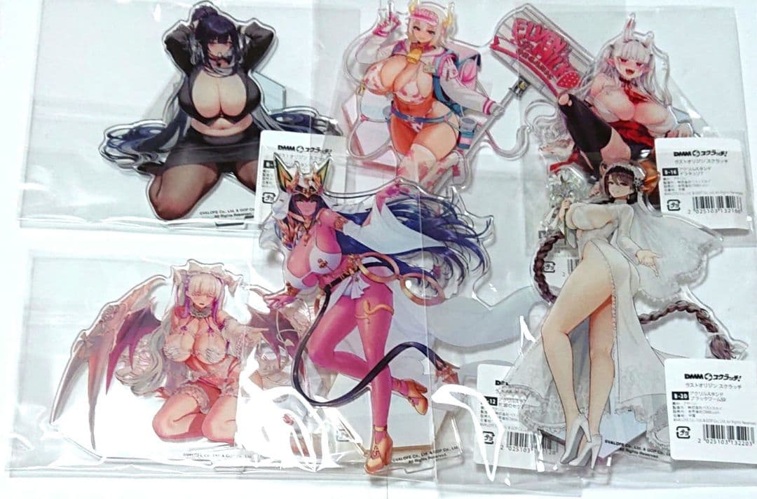 dmmスクラッチ ラストオリジン アクリルスタンド 6種 まとめ売り
