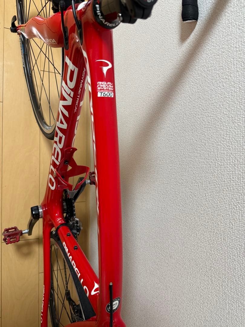 【引き取り希望】PINARELLO ANGLIRUレッド　2019年モデル