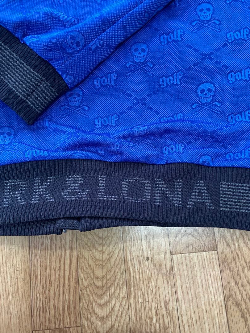 新品正規品【MARK&LONA/L】ストレッチトラックジャケットスカル柄