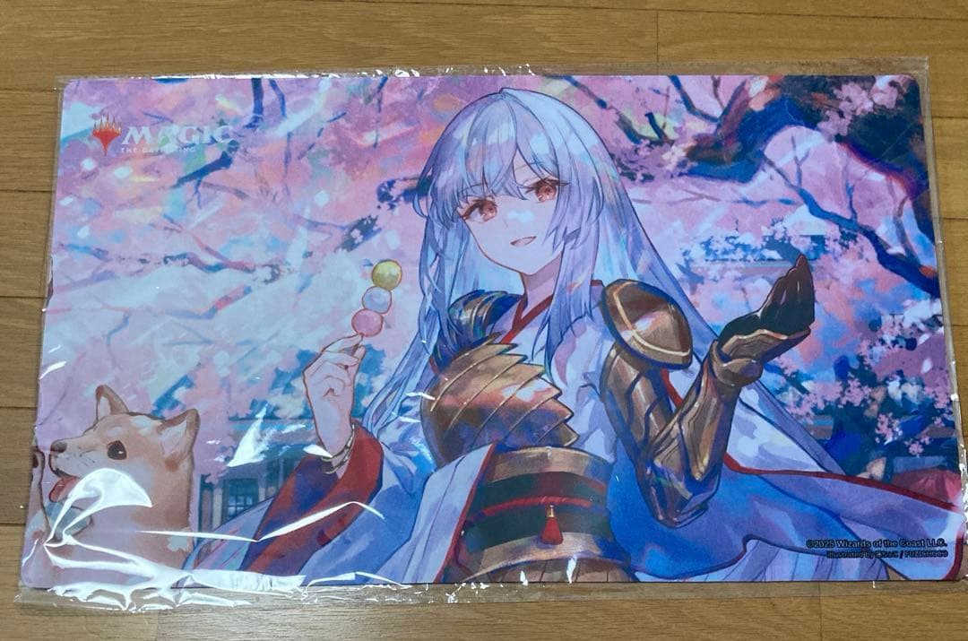 ら*ゅ様 MTGプレイマット《放浪皇のお花見》放浪皇ver 藤ちょこ