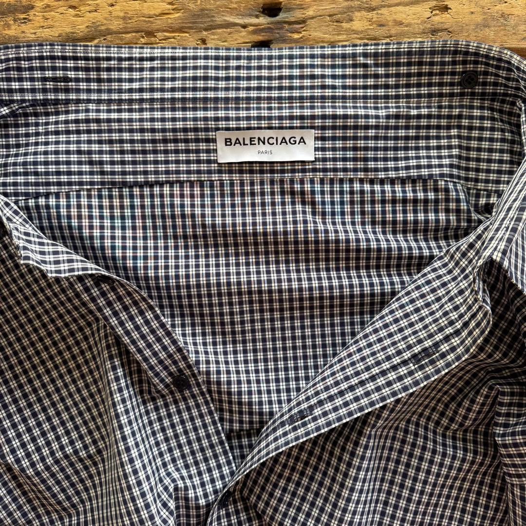 BALENCIAGA バレンシアガ　オーバーサイズシャツ ブラウス レディース