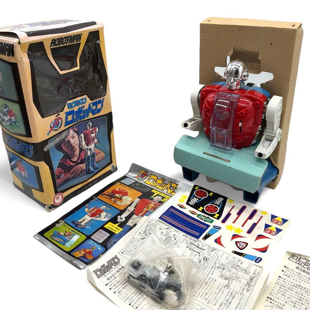 美品 TAKARA タカラ ミクロマン ロボットマン シール未使用