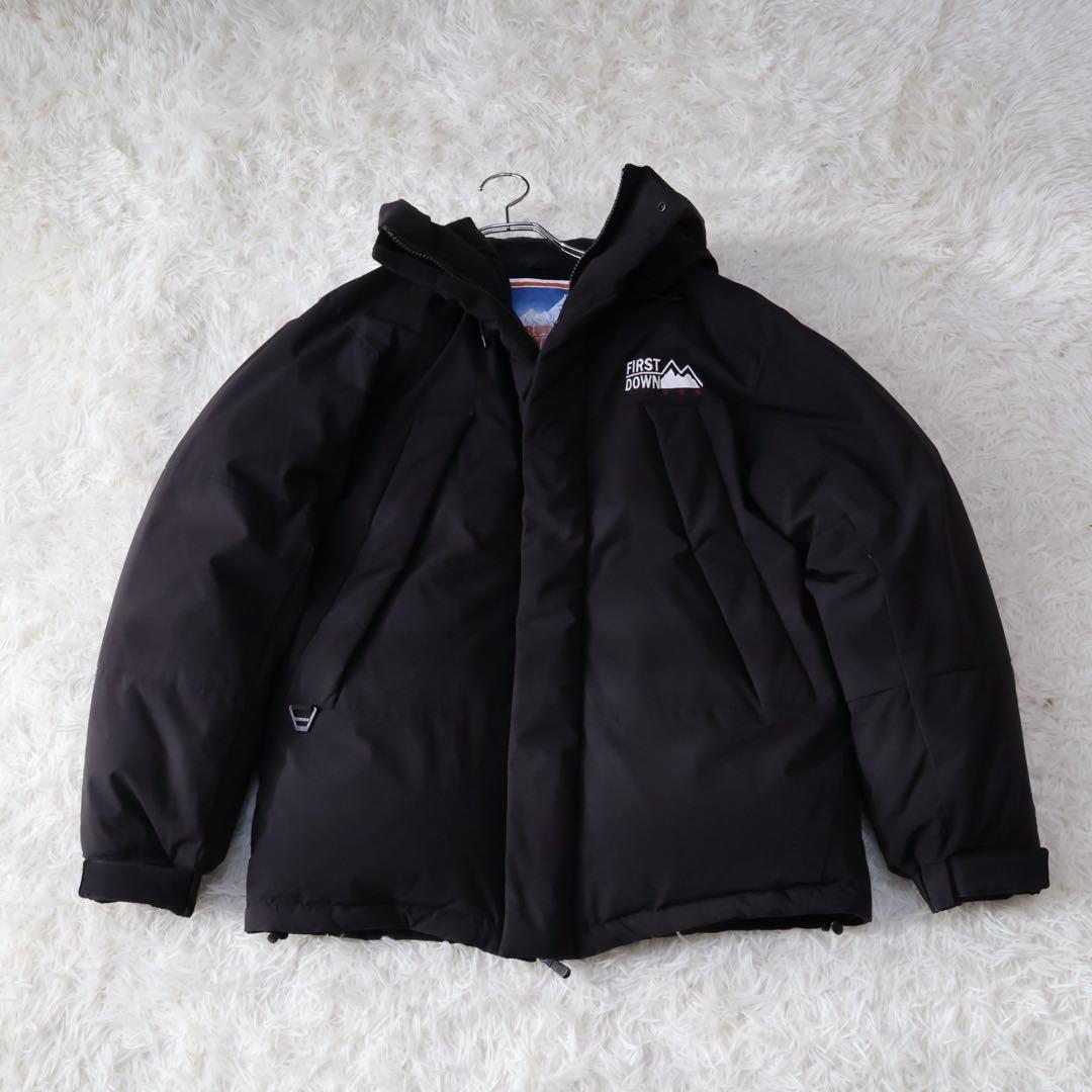 ファーストダウン　ダウンジャケット　ブラック