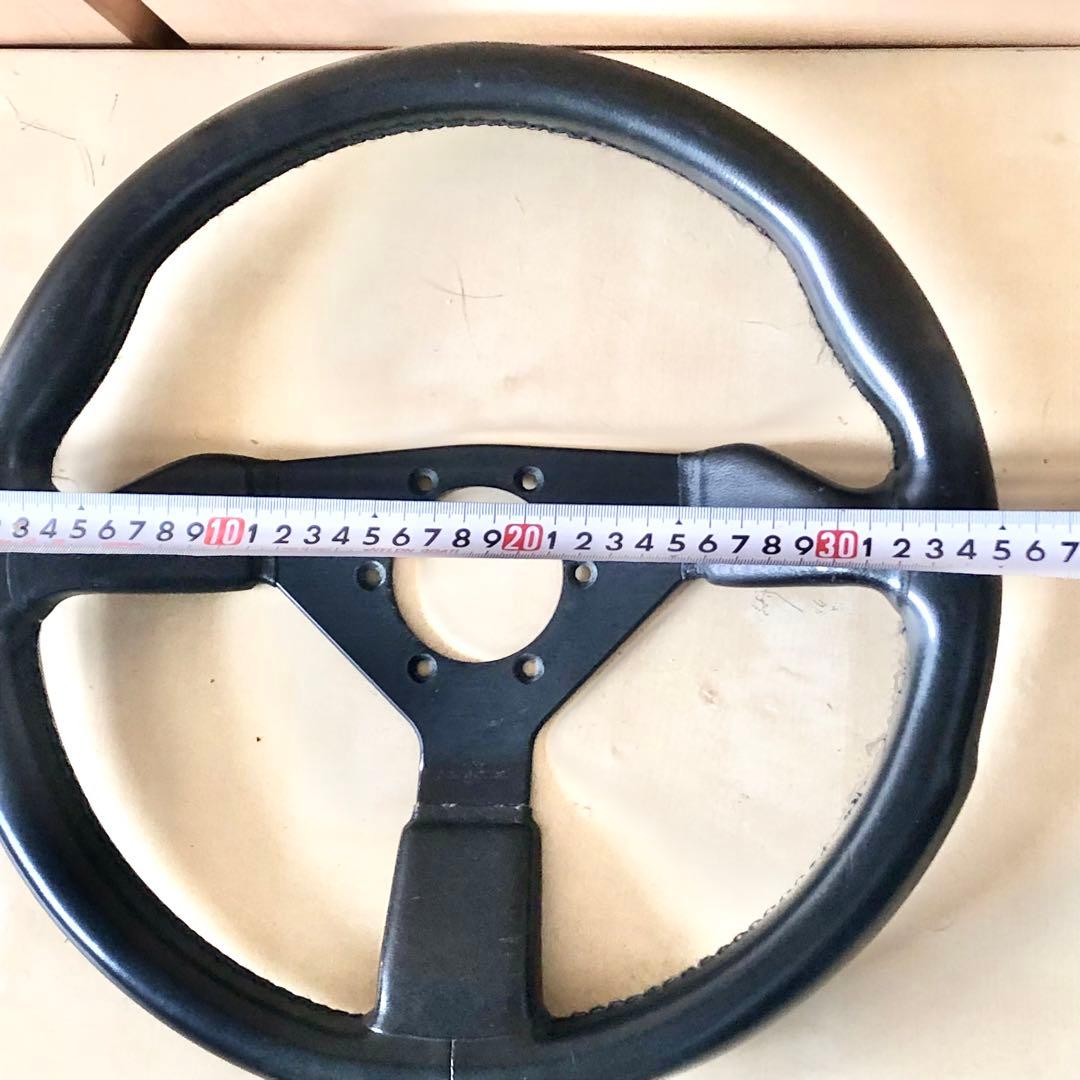 personal ステアリング 革巻き 35Φ ホーンボタン付