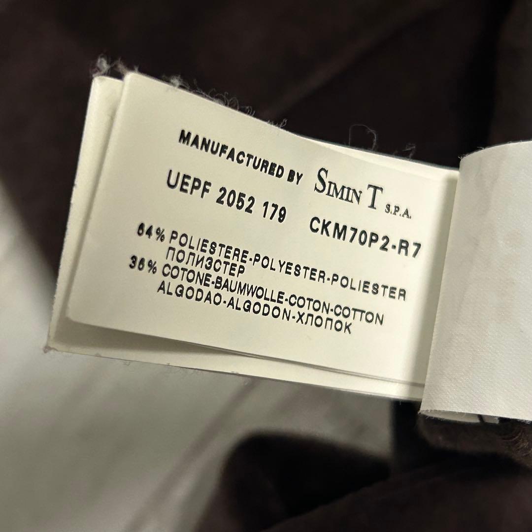 希少 アルマーニ コレツィオーニ ハーフジップ プルオーバー ベロアジャケット