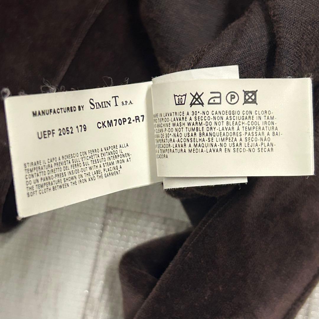 希少 アルマーニ コレツィオーニ ハーフジップ プルオーバー ベロアジャケット