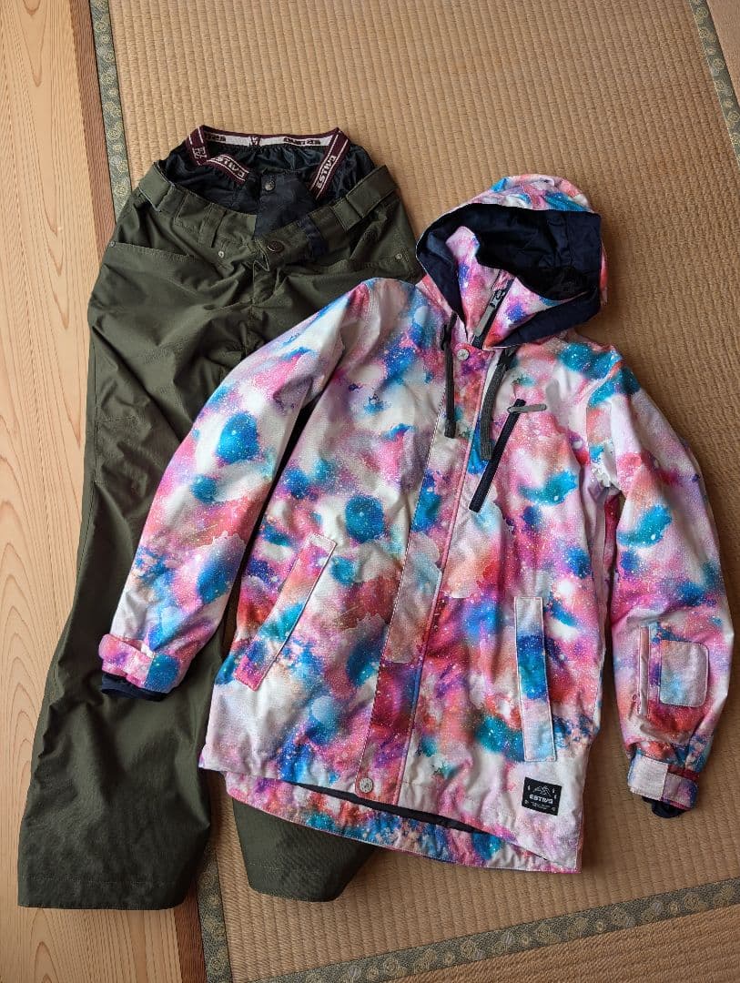 ESTIVO エスティボ スキーウェア 上下セット M スノボ