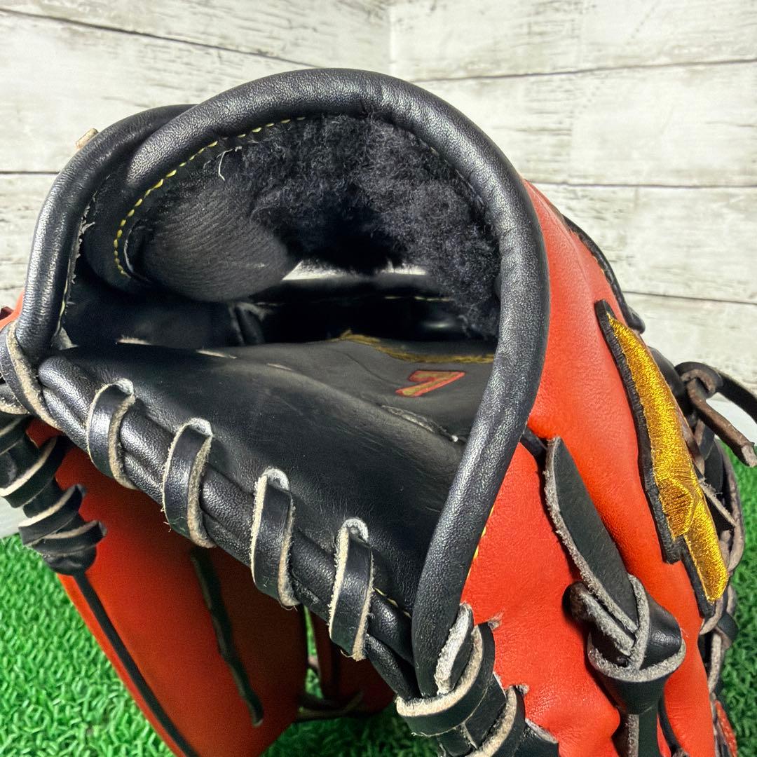 ヒデ 【湯もみ済み】ミズノプロオーダー　軟式外野 専用ケース付き