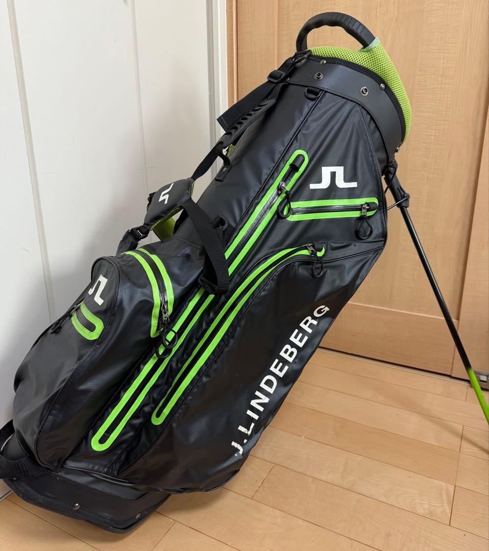 完売★ジェイリンドバーグ★スタンドキャディバッグ★ゴルフ★レア★ゴルフバッグ★黒