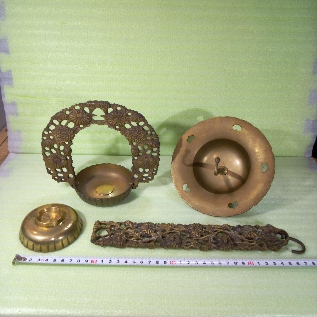 キャンドルホルダー　お灯明　ティーライトキャンドル　アンティーク　縦約５９センチ