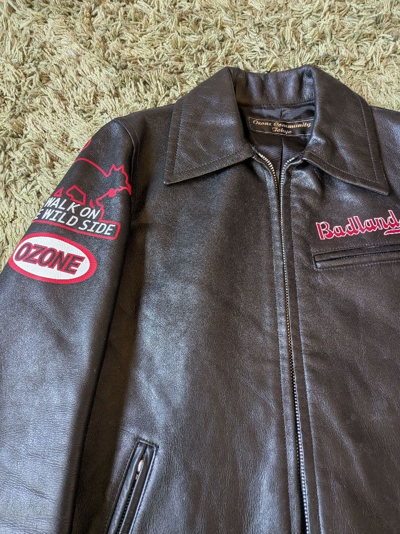 Ozone Community レザージャケット ライダース