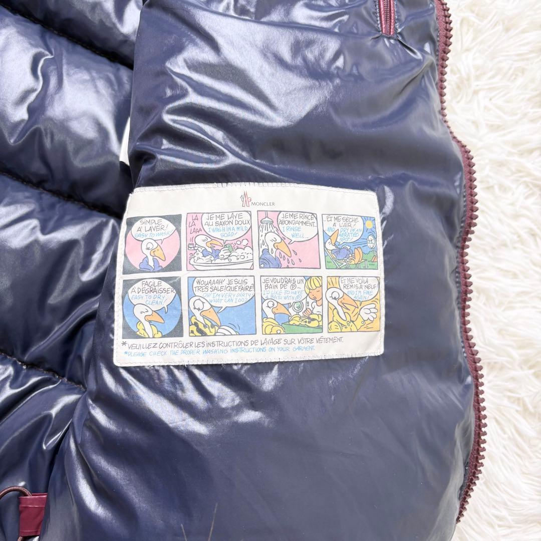 モンクレール ダウンジャケット MAYA 希少サイズ4 フード ロゴワッペン