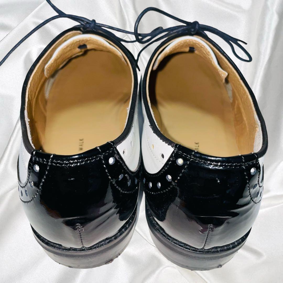 【tsumori chisato】美品ツモリチサト ウィングチップ コンビレザー