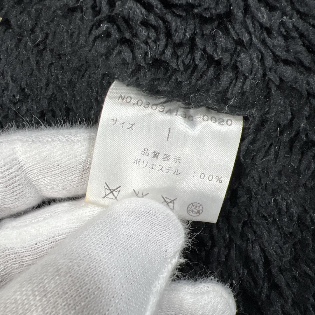 【SLY】黒モッズコート 1 ファーフード 裏ボア 防寒