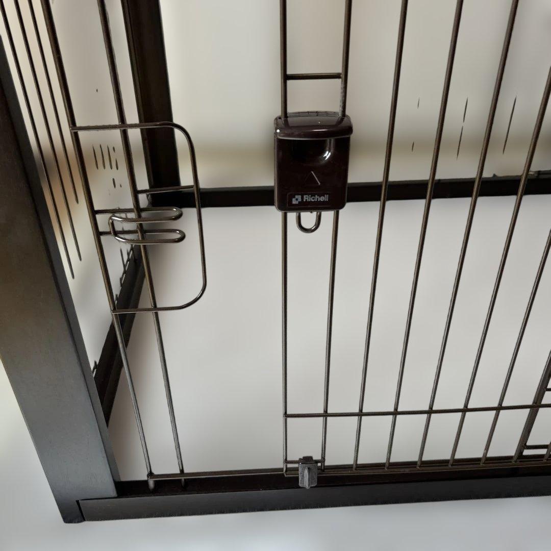 ちびぽめ Richell 木製スライドペットサークル　レギュラー、ワイド