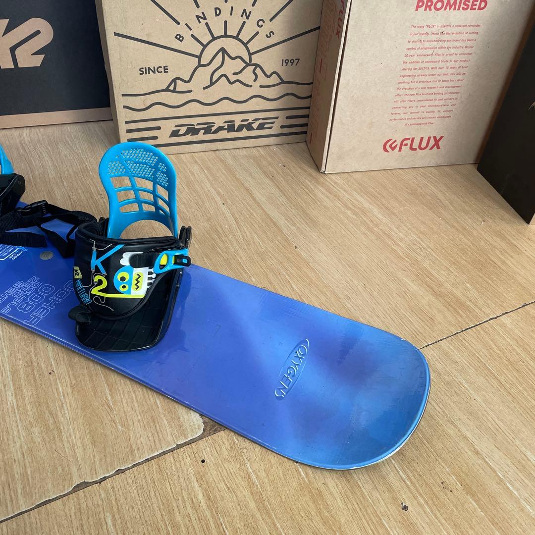 OXYGEN×K2　キッズスノーボード　バイン付3点セット　108㎝