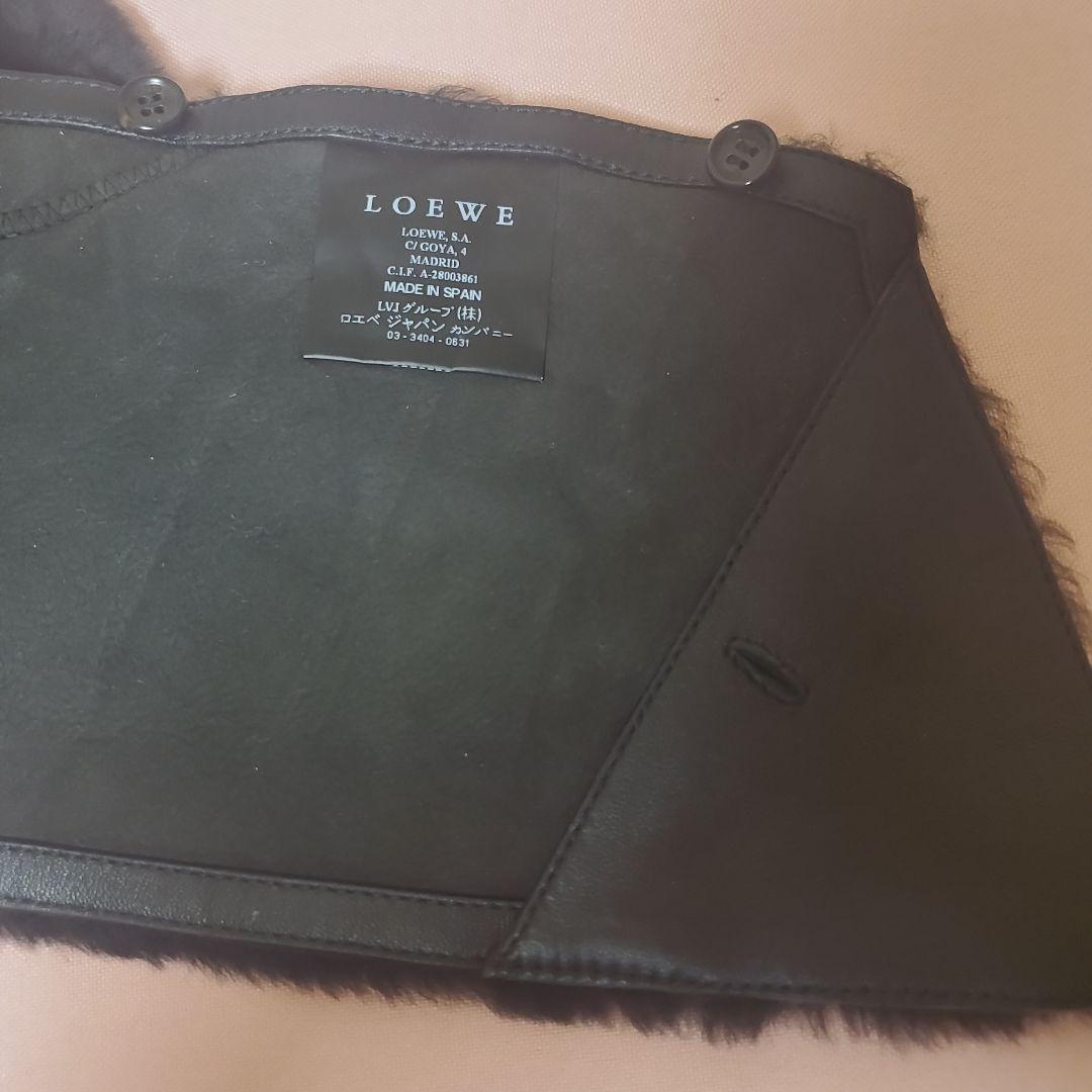 ロエベ 本革レザーのライダースジャケット