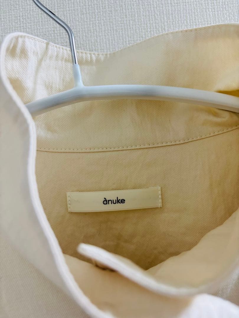 タグ＆封筒付き anuke Pocket Standcollar Shirts